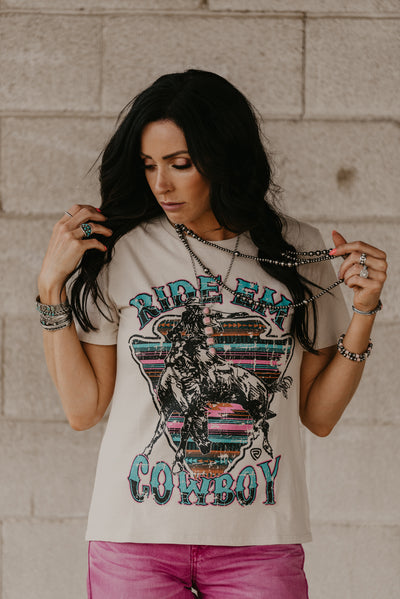 Rock N Roll Cowboy Tee