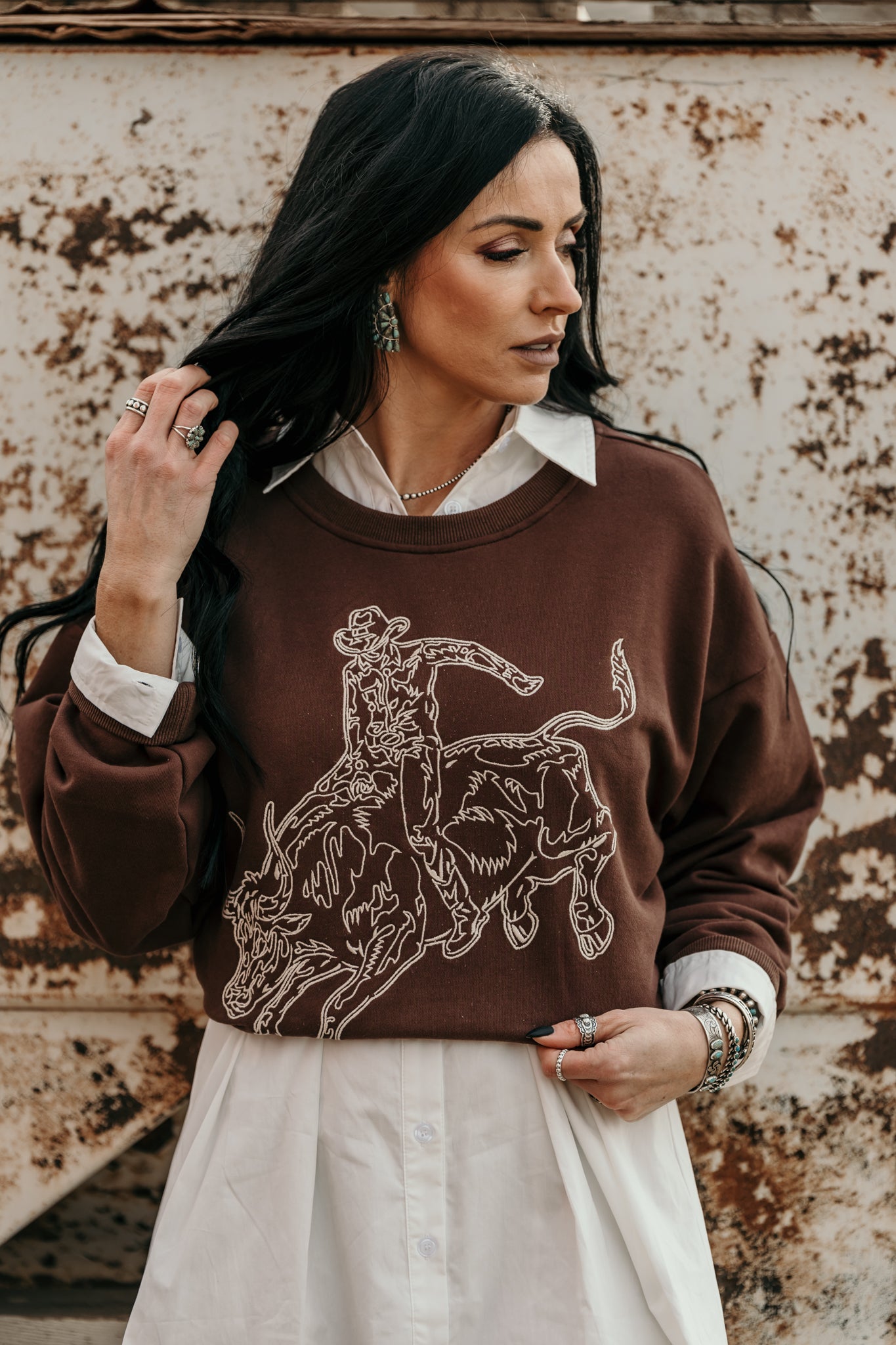 The Lane Sweater - Brown