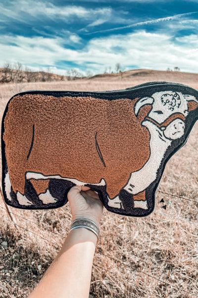 Cattle Talk Pillow - Hereford