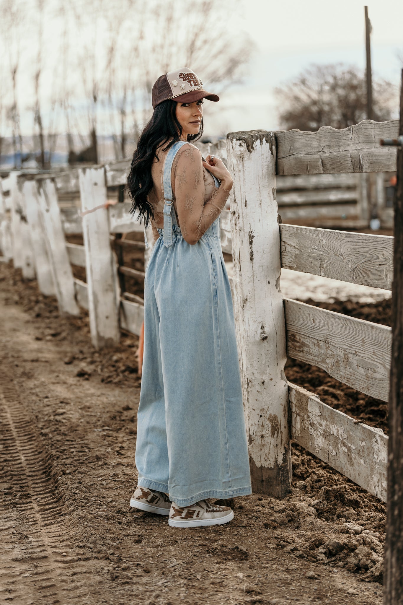 Broken Spoke Wide Leg Jumpsuit