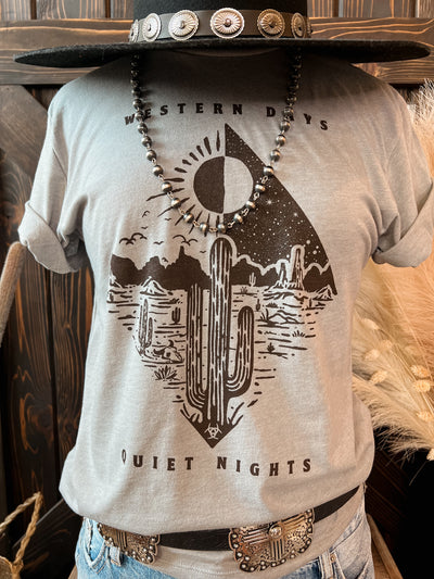 Western Days & Quiet Nights Tee