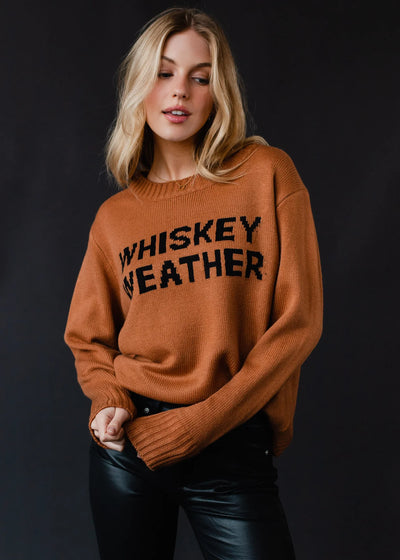 Whiskey Weather Sweater - Toast