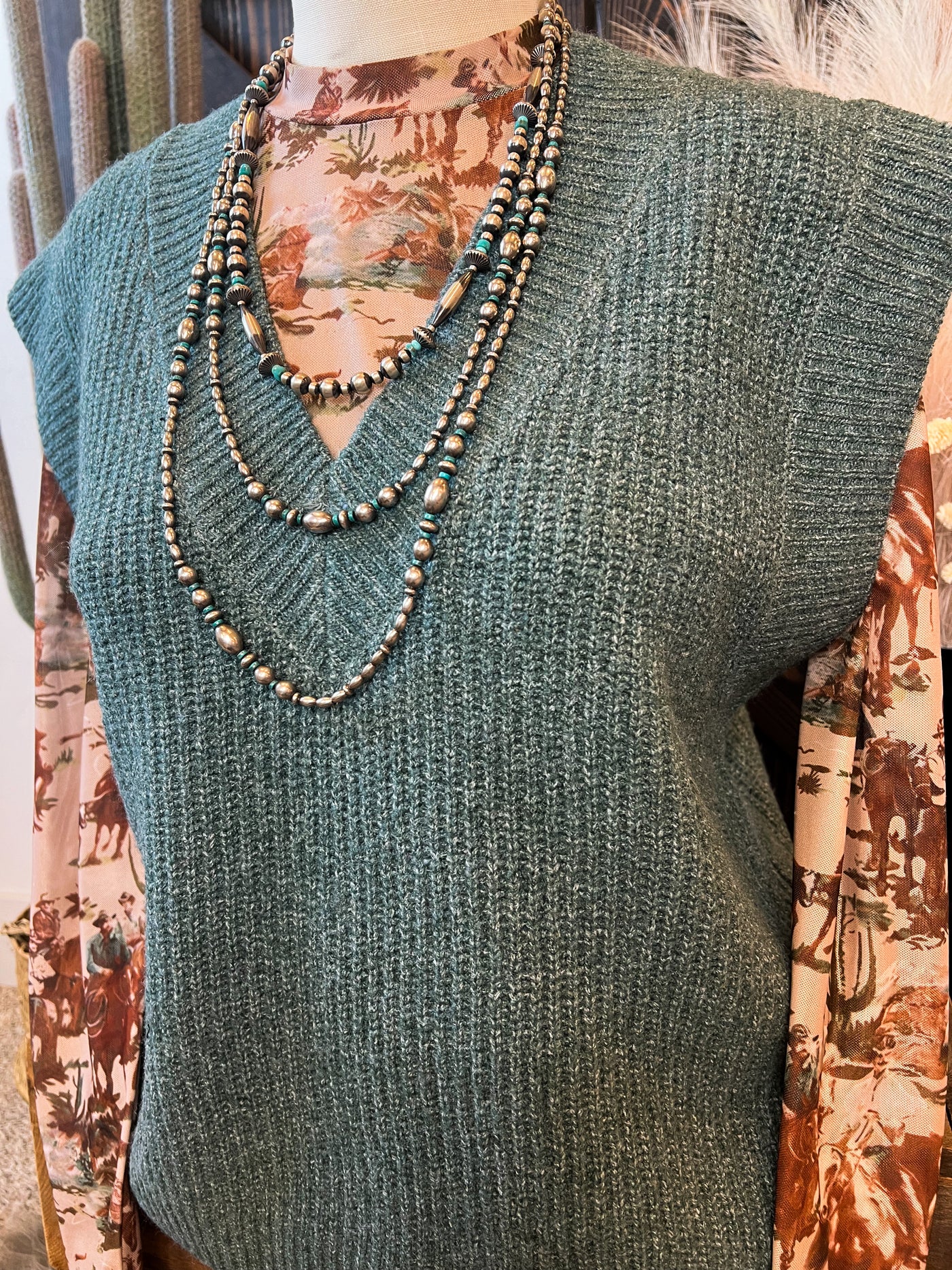 Williams Sleeveless Sweater - Ash Jade