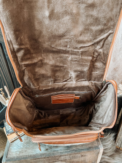 Tan Reckless Cowhide Backpack - Option 4