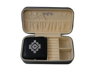 Meg Aztec Travel Case - Black