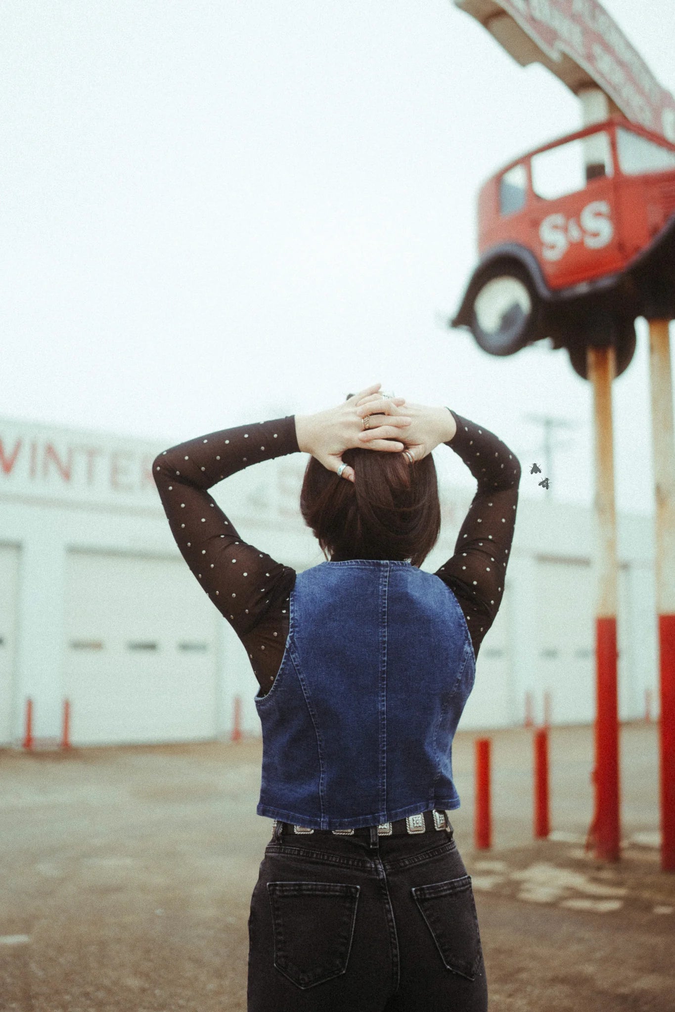 Pecos Queen Vest - Blue Denim