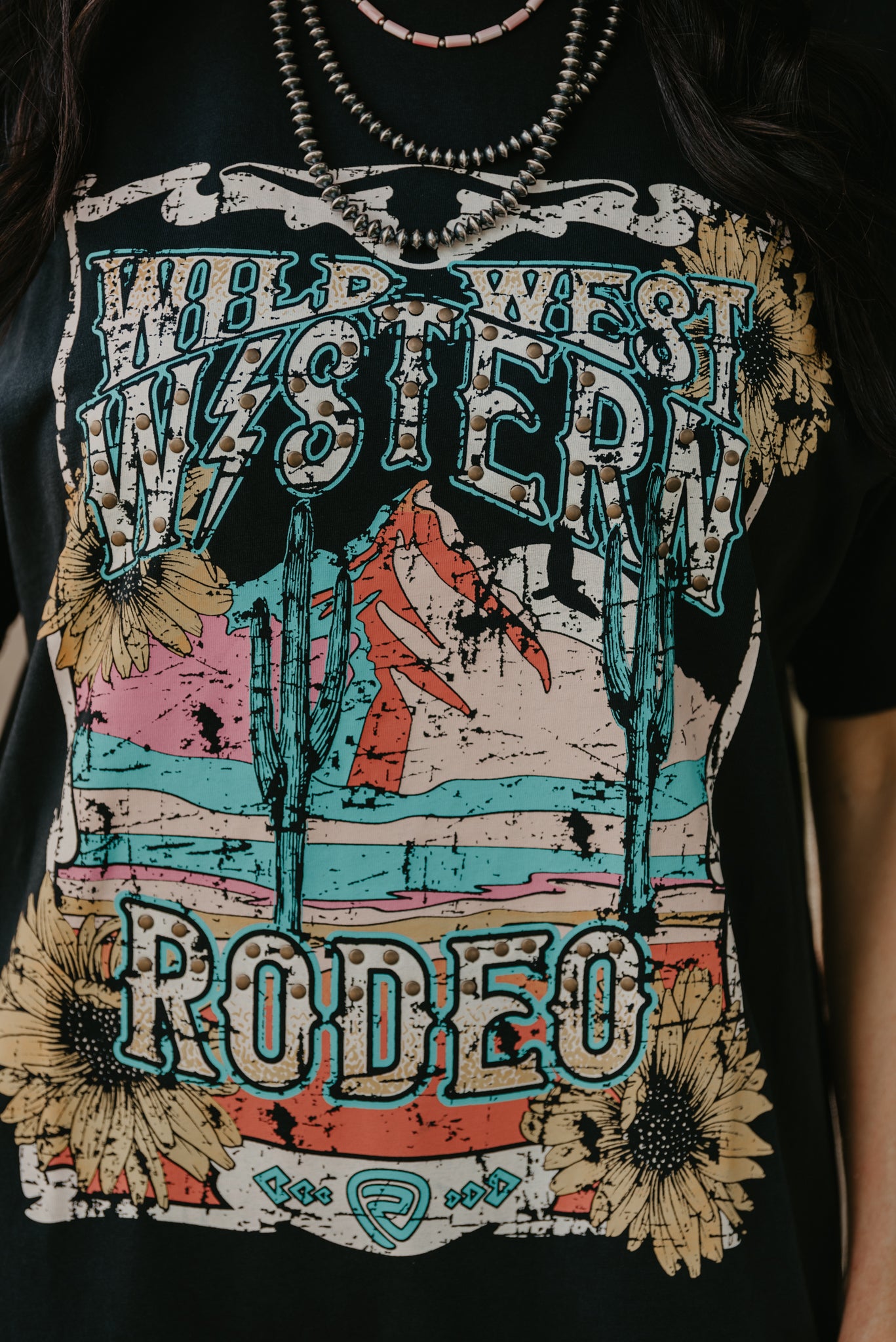 Wild West Western Rodeo T-Shirt Dress