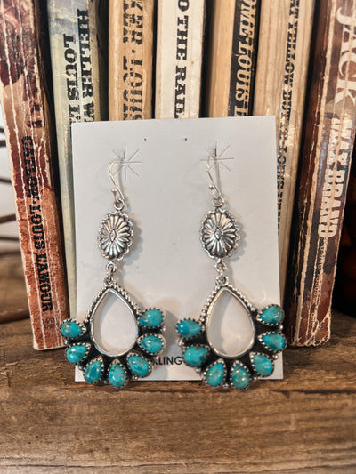 The Olivia Turquoise Earrings