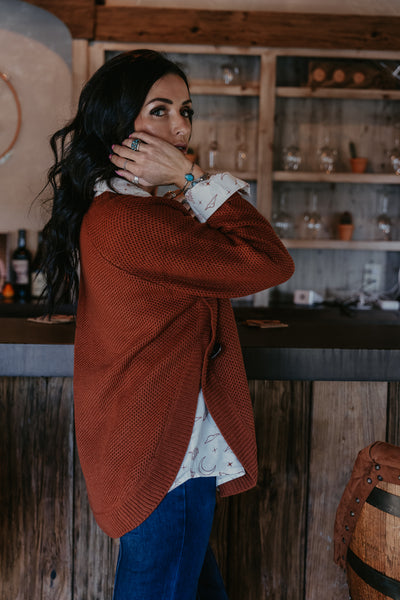 The Slate Creek Sweater - Spice