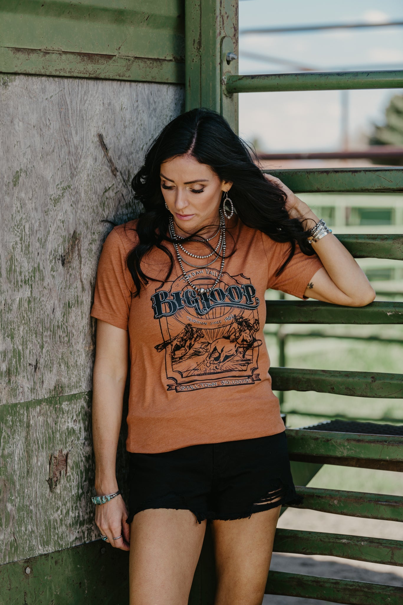 Big Loop Tee - Heather Autumn