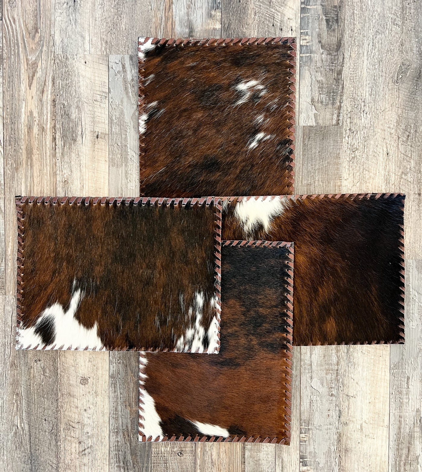 Cowhide Placemat Set of 4 - Opt. 4