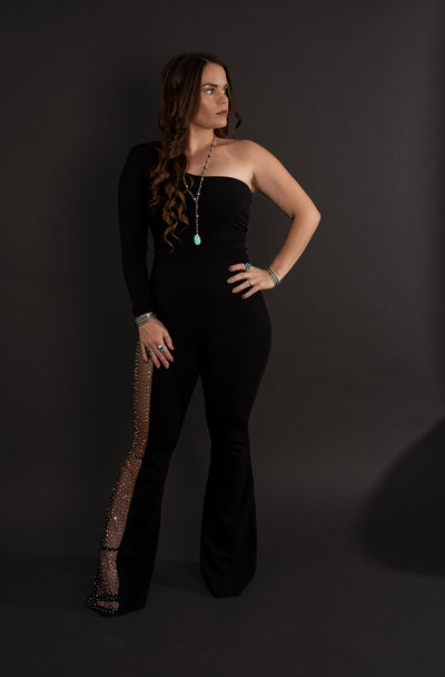 The Goddess Rhinestone Jumpsuit