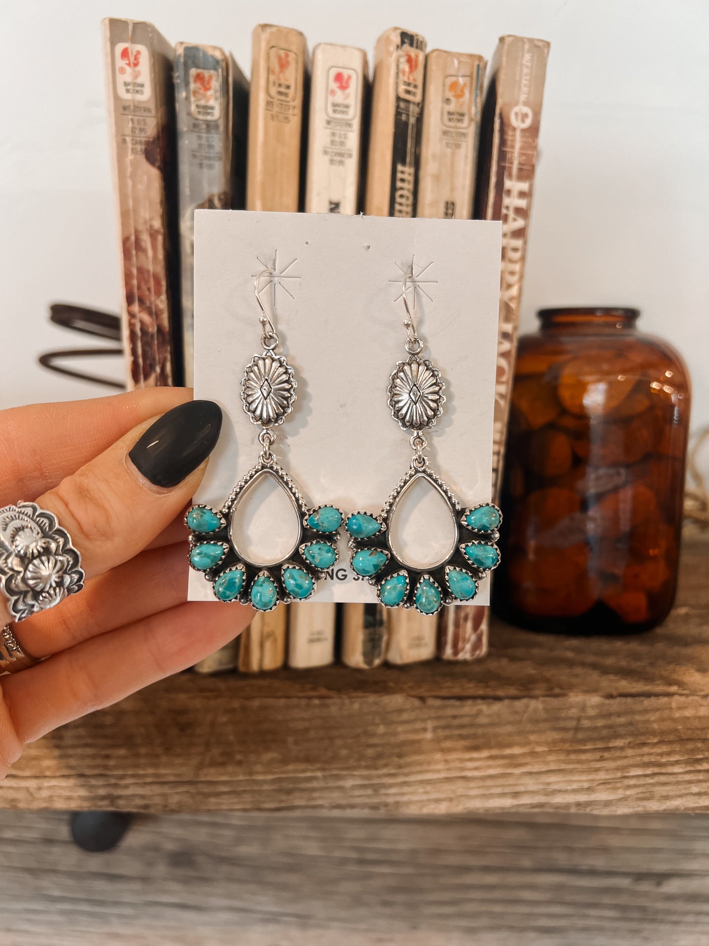 The Olivia Turquoise Earrings