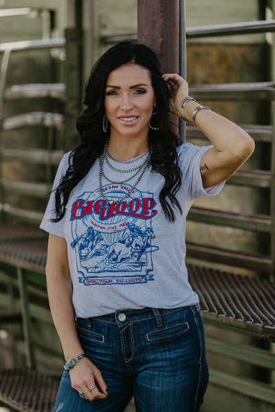 Big Loop Tee - Red, White, & Blue