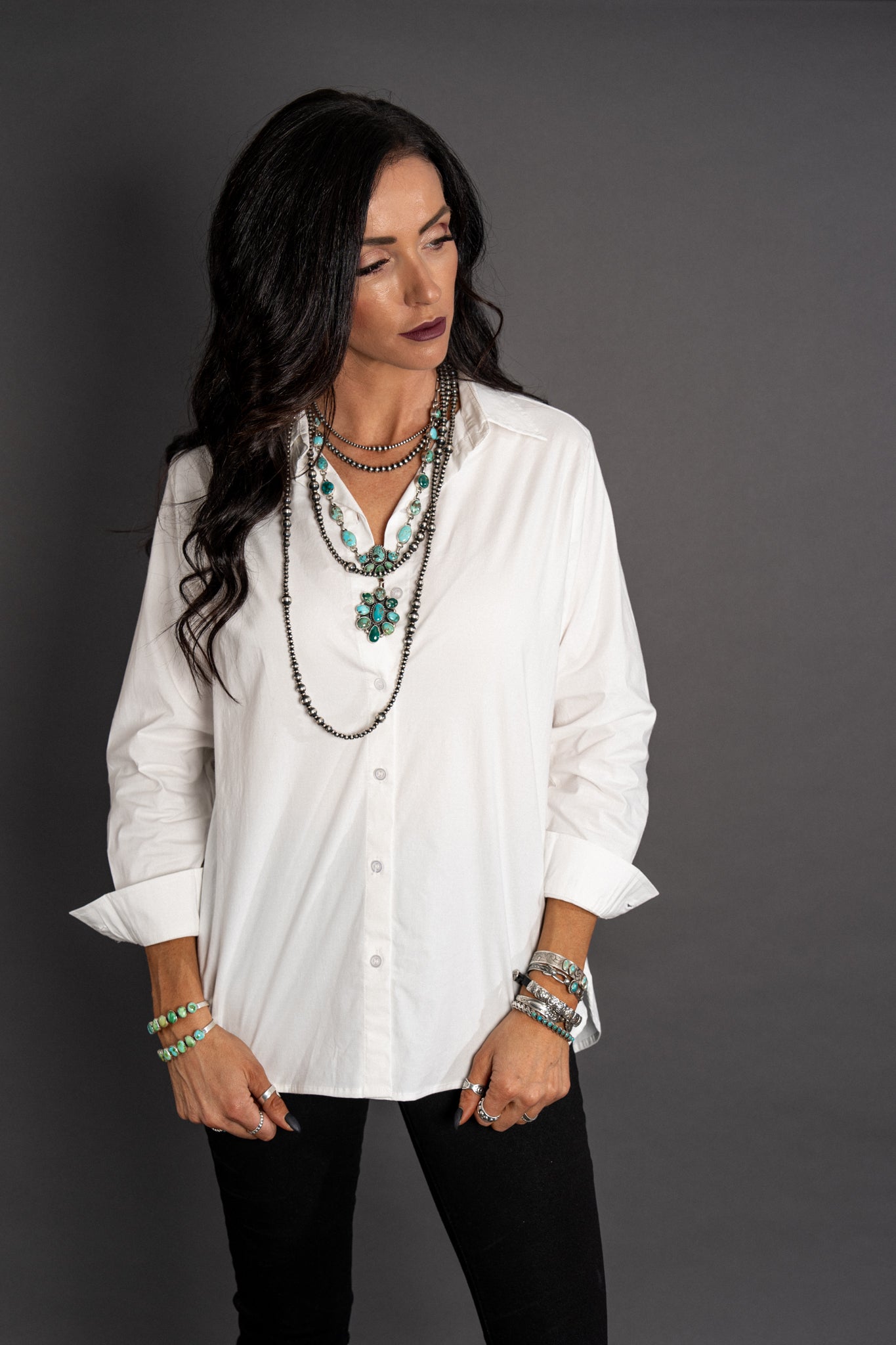 Penny Perfect White Button Down