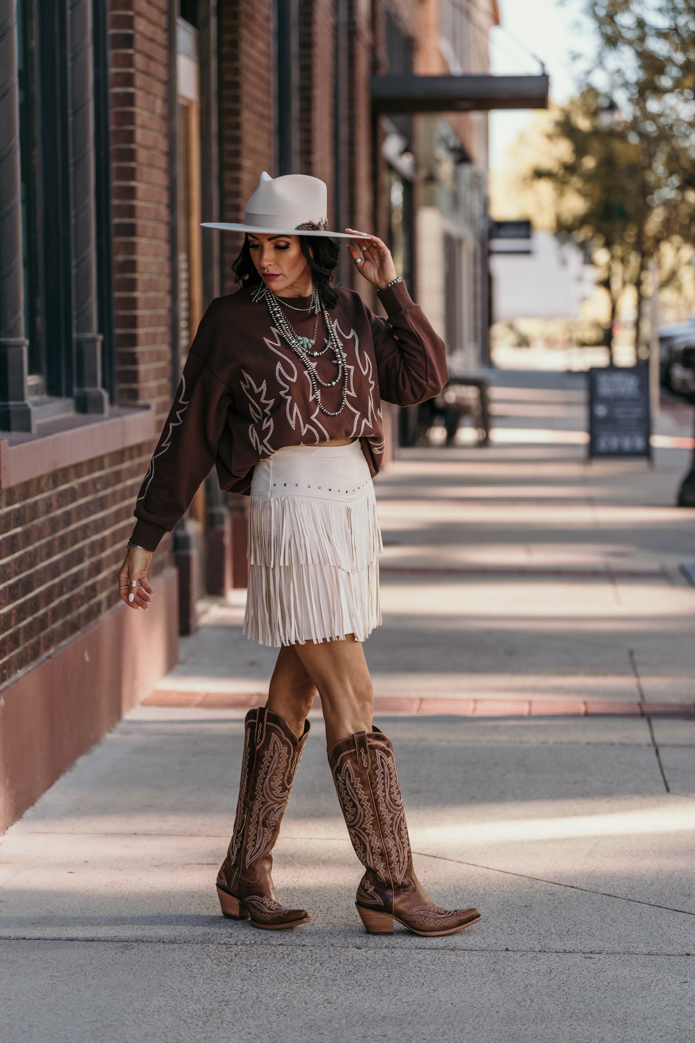 Starlight Fringe Skirt