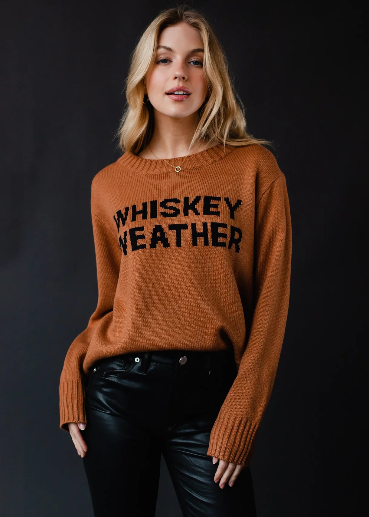 Whiskey Weather Sweater - Toast