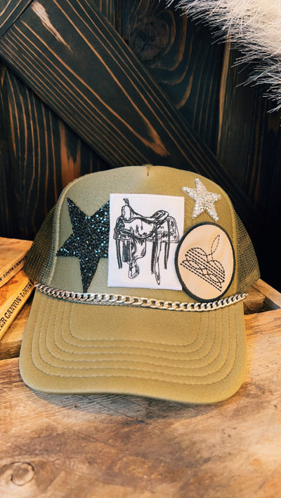 Stolen Saddle Trucker Hat