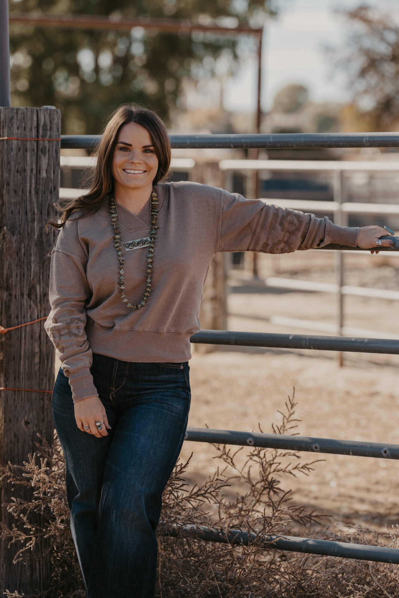 Marsh Sweatshirt by Ariat - Brindle