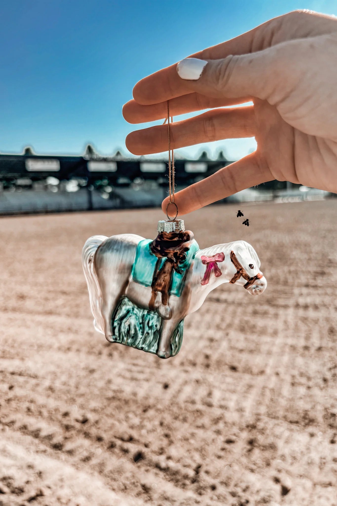 Pretty Fly Pony Christmas Ornament