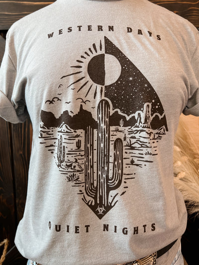 Western Days & Quiet Nights Tee