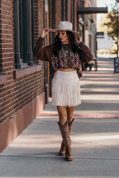 Starlight Fringe Skirt