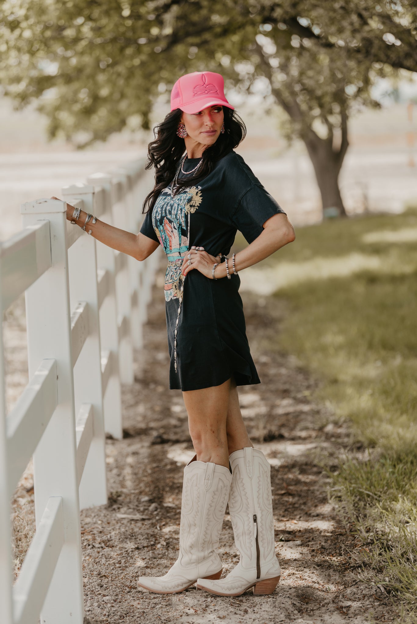 Wild West Western Rodeo T-Shirt Dress