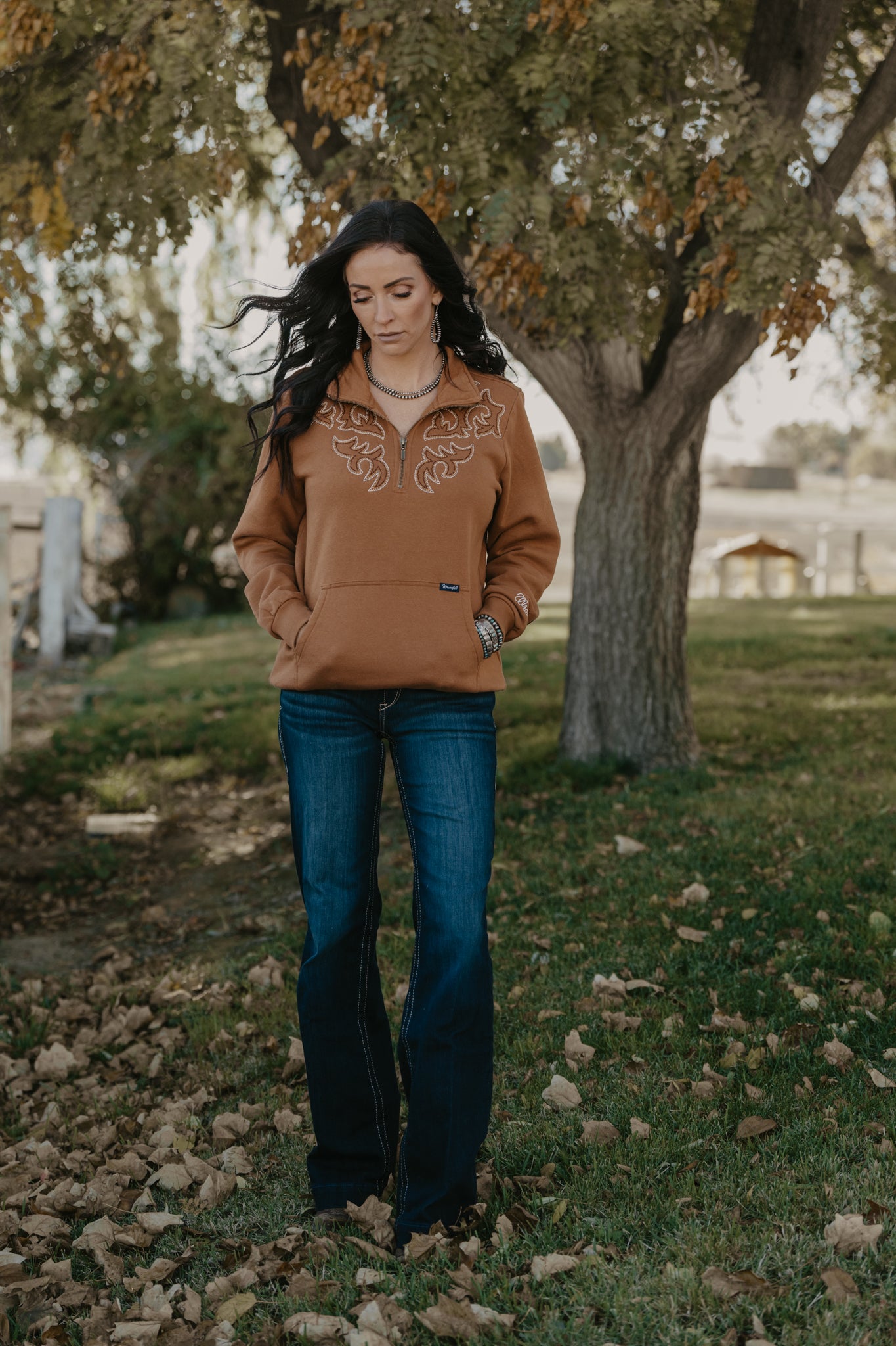 Retro Boot Stitch Quarter Zip