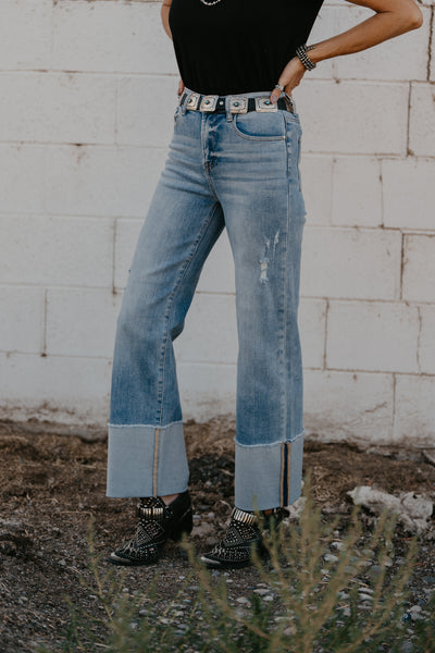 The Tosha Wide Cuff Jeans