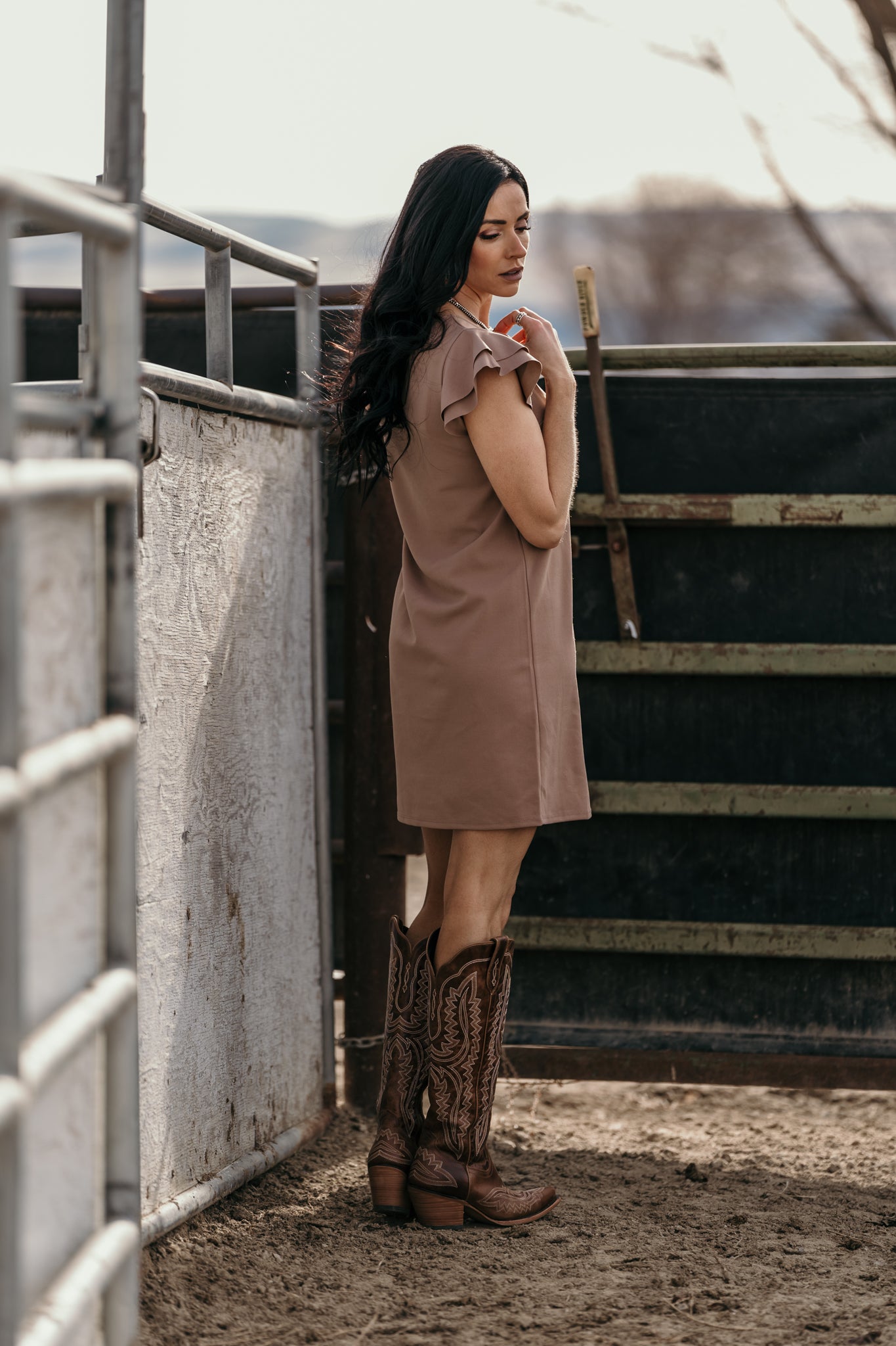 The Julia Dress - Mocha