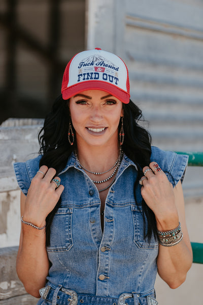 F Around & Find Out Trucker Hat - Red