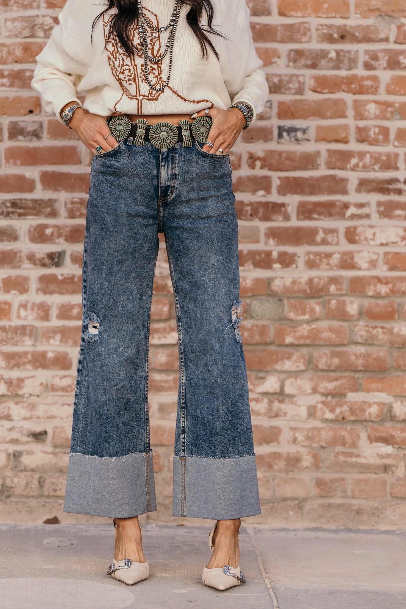 The Oakley Wide Leg Jeans