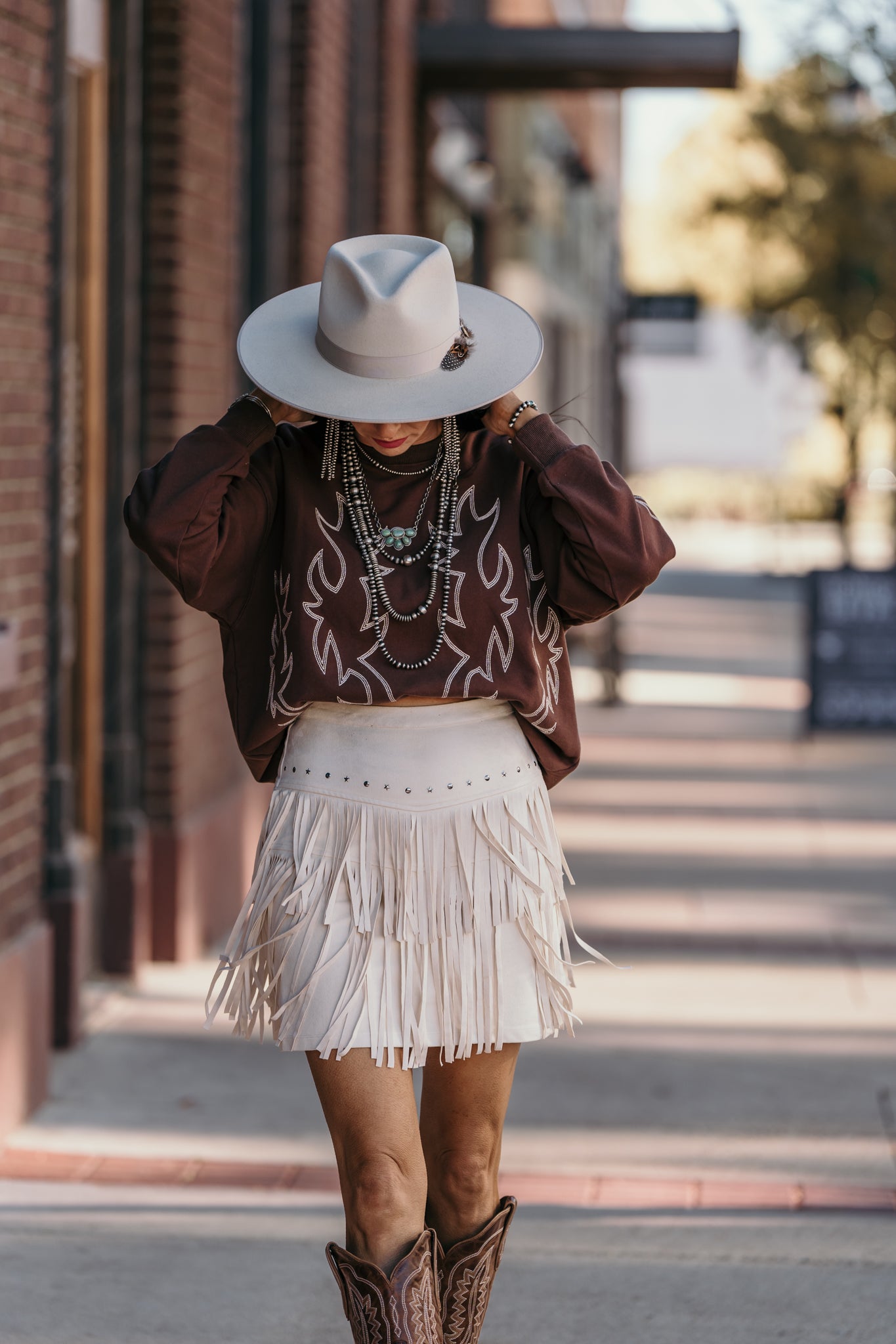 Starlight Fringe Skirt