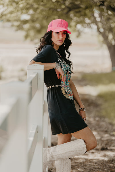 Wild West Western Rodeo T-Shirt Dress