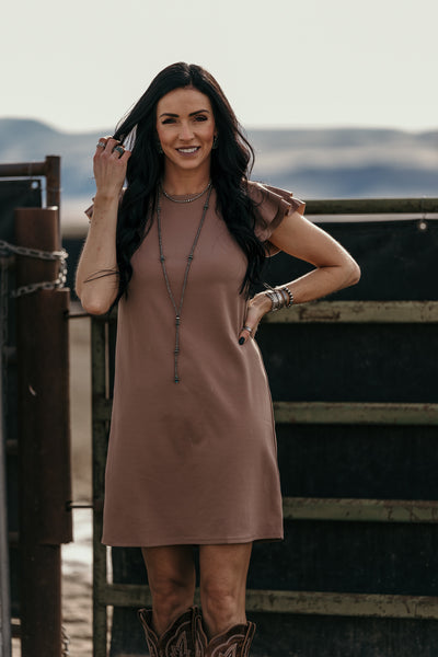 The Julia Dress - Mocha