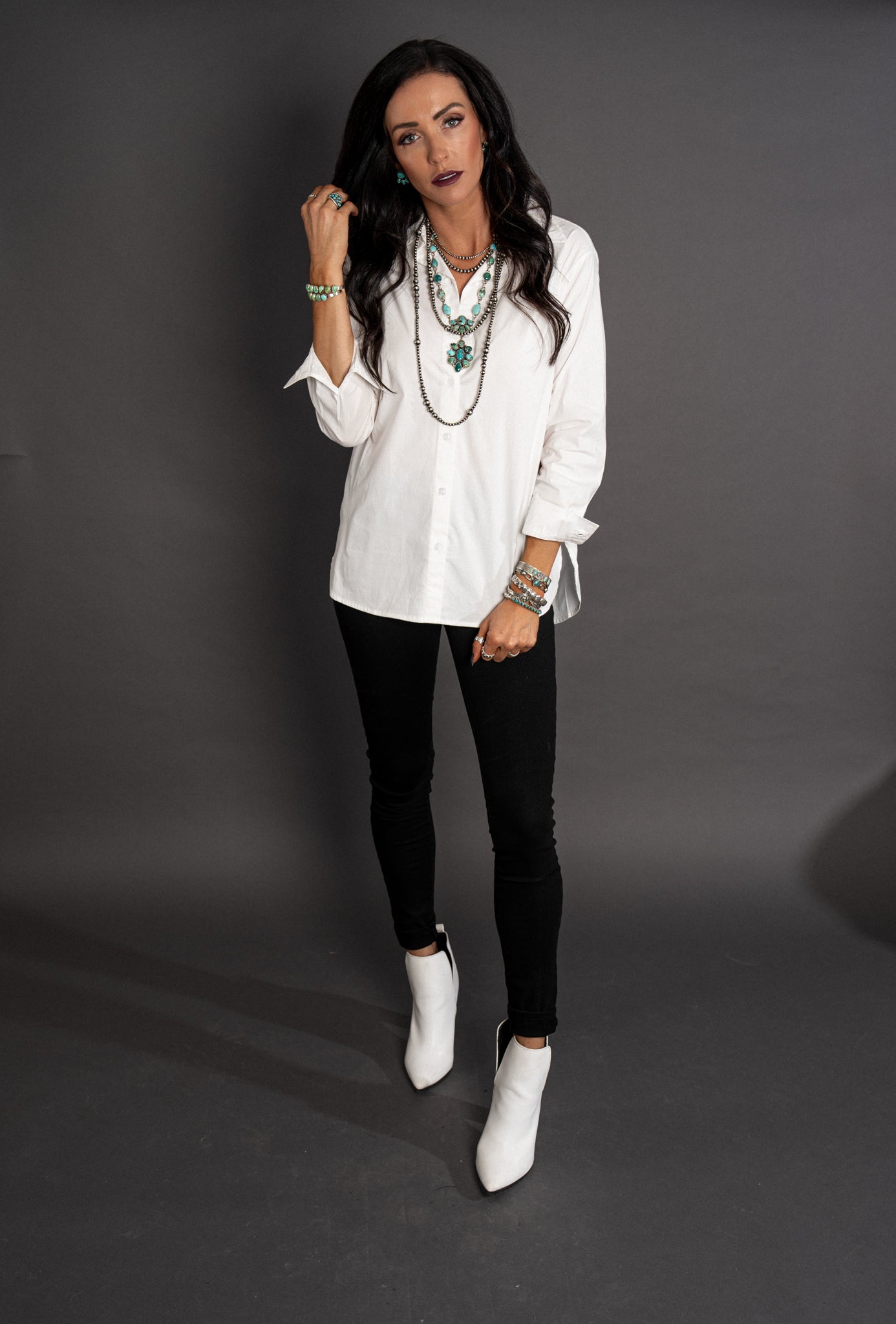 Penny Perfect White Button Down