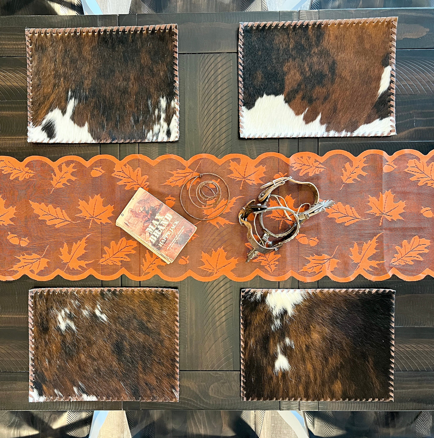 Cowhide Placemat Set of 4 - Opt. 4