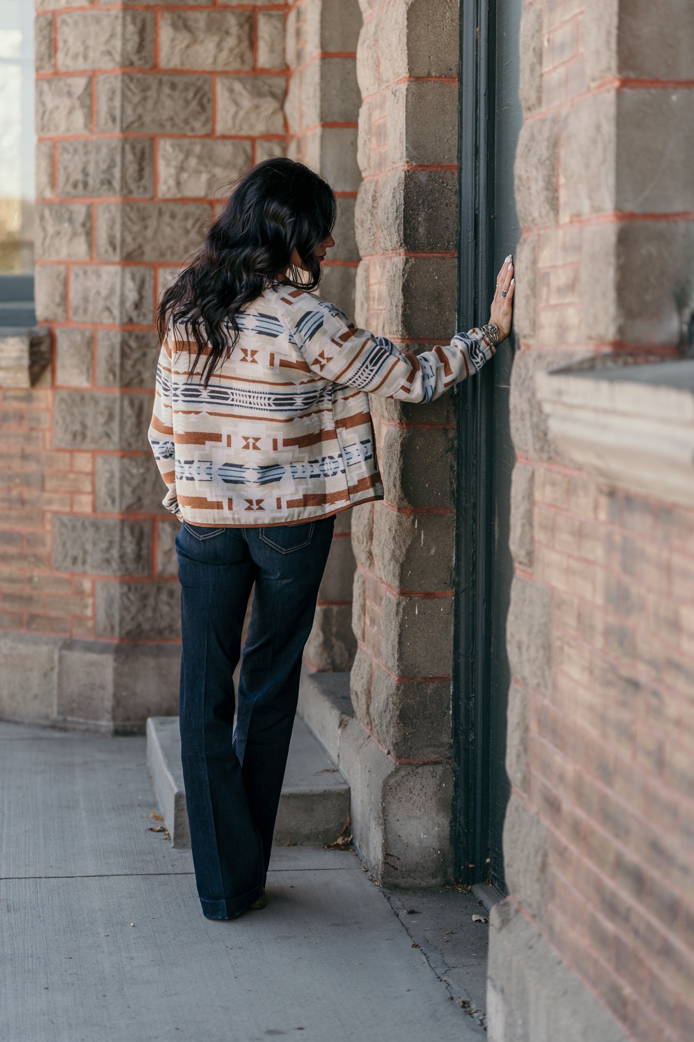 The Braxton Jacket - Copper Aztec