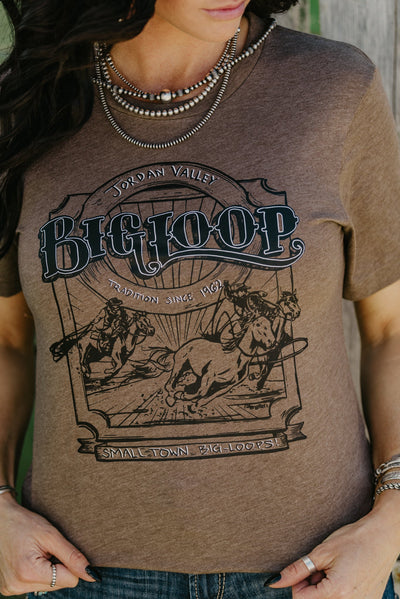 Big Loop Tee - Heather Brown