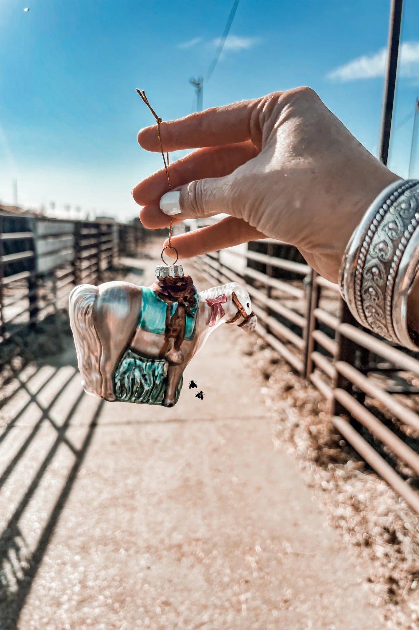 Pretty Fly Pony Christmas Ornament