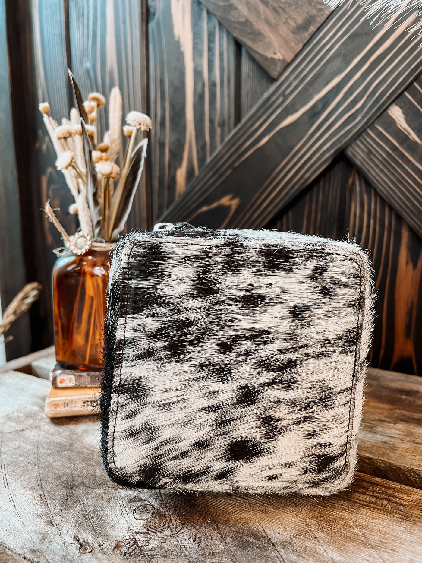 Small Cowhide Travel Case - Option 6