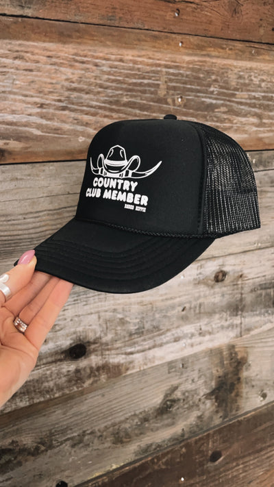 Country Club Member Trucker Hat