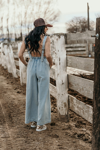 Broken Spoke Wide Leg Jumpsuit