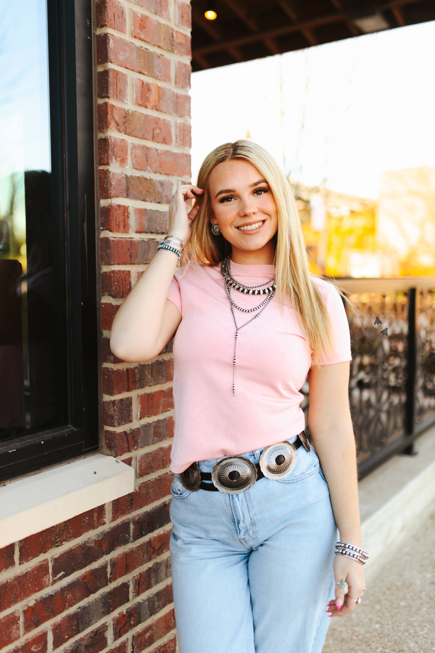 Cloud Basic Tee - Blush