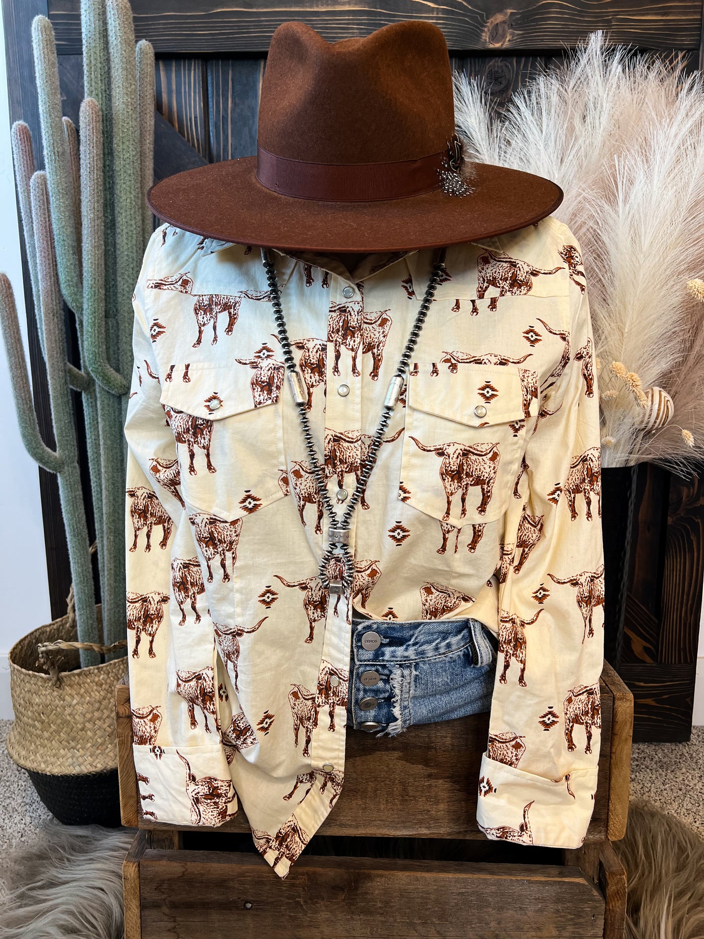 The Longhorn Cattle Blouse