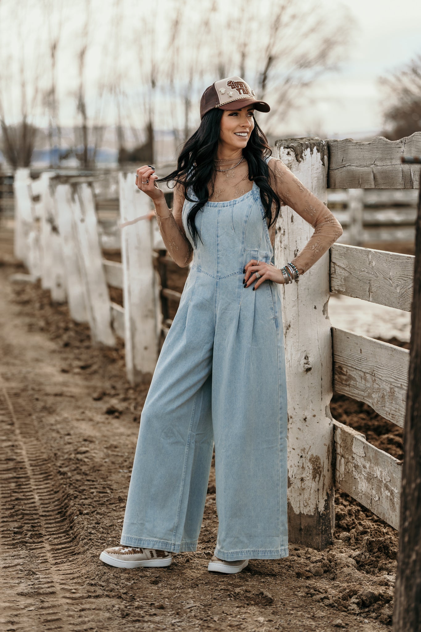 Broken Spoke Wide Leg Jumpsuit