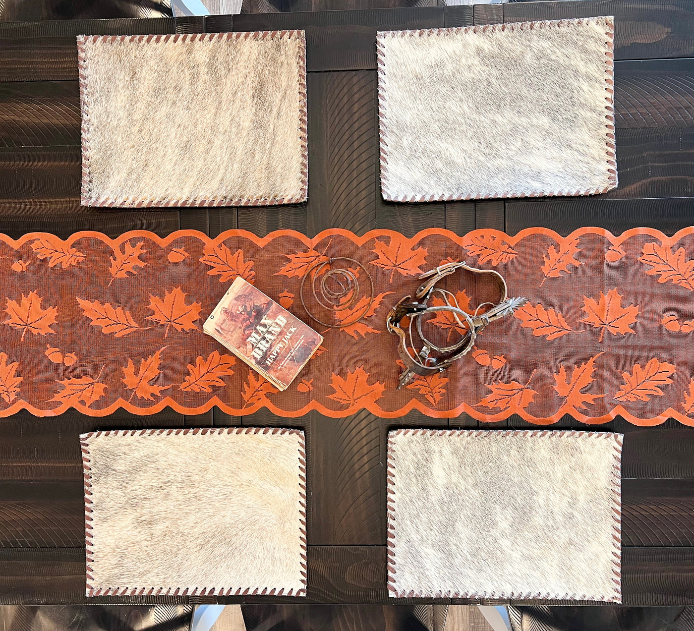 Cowhide Placemat Set of 4 - Opt. 3