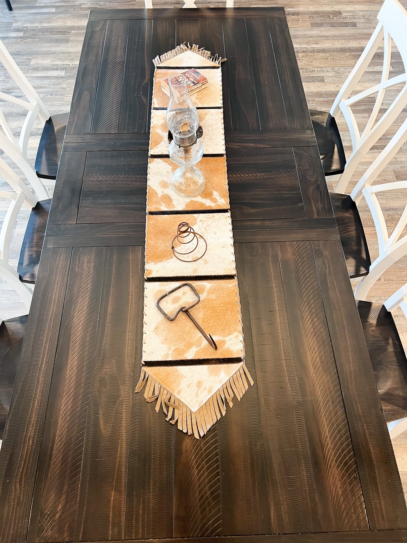 Cowhide Table Runner - Opt. 1