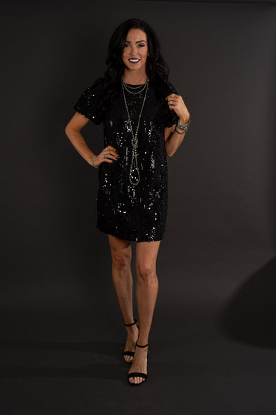 The Midnight Sequin Dress