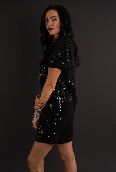 The Midnight Sequin Dress